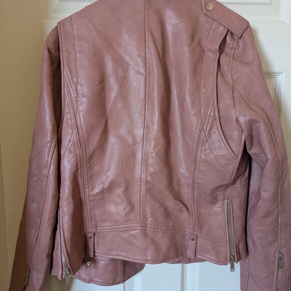 Faux leather jacket Mango Large - Picture 3 of 3